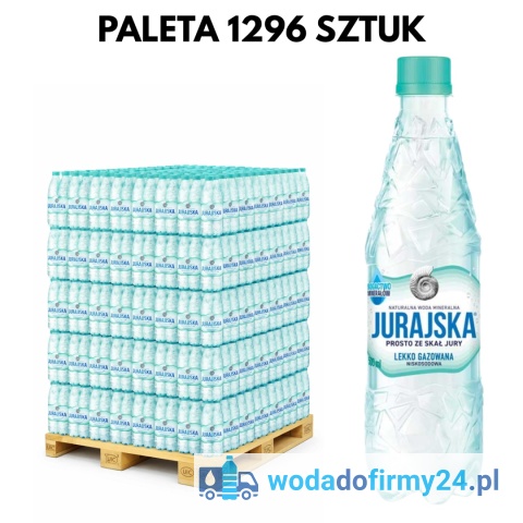 Woda Jurajska Lekko Gazowana 0,5L – 1296 szt. Paleta wody