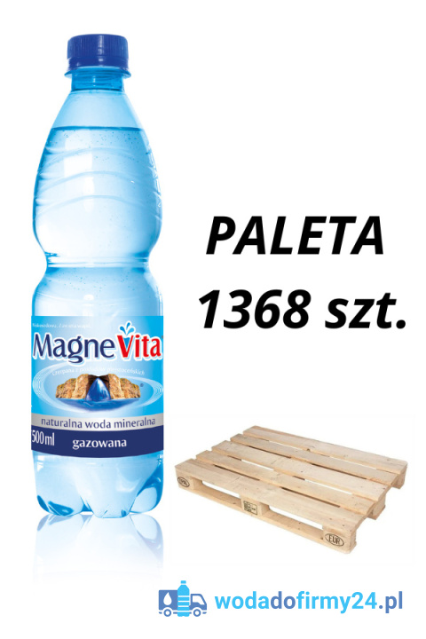 Paleta 1368 szt. wody MagneVita 0,5L gazowana