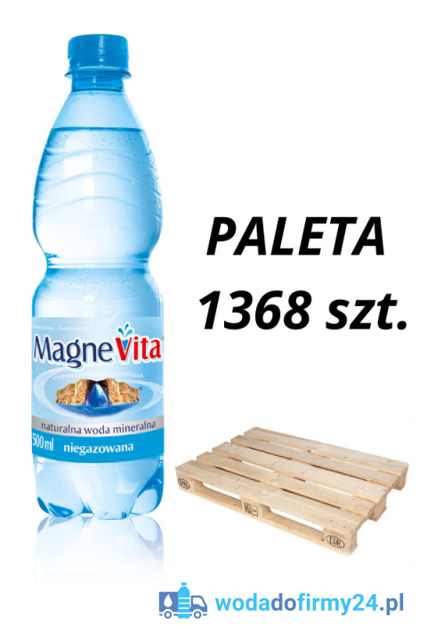 Paleta 1368 szt. wody MagneVita 0,5L niegazowana