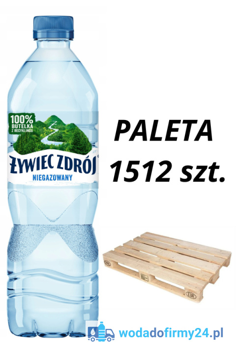 Paleta 1512 szt. wody Żywiec Zdrój 0,5L niegazowana