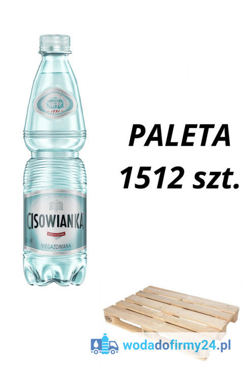 Paleta 1512 szt. wody Cisowianka 0,5L niegazowana