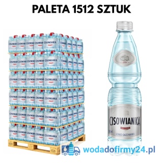Woda Cisowianka Lekko Gazowana 0,5L – Paleta wody 1512 szt. 1,57zł/szt. netto