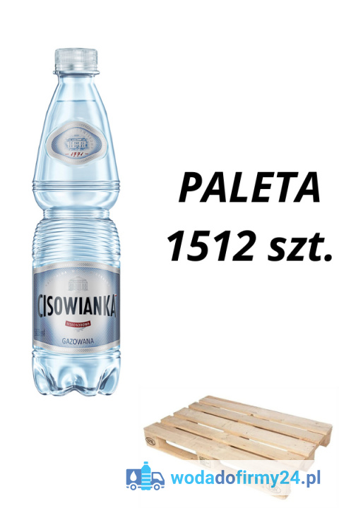 Paleta 1512 szt. wody Cisowianka 0,5L gazowana