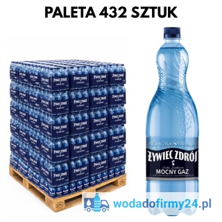 Woda Żywiec Zdrój Mocny Gaz 1,5L – 432 szt. Paleta wody | Sprzedaż Hurtowa