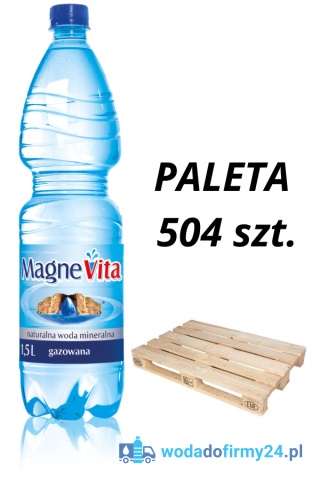1 PALETA (504 szt.) MagneVita 1,5L gazowana 1,19/szt. netto!