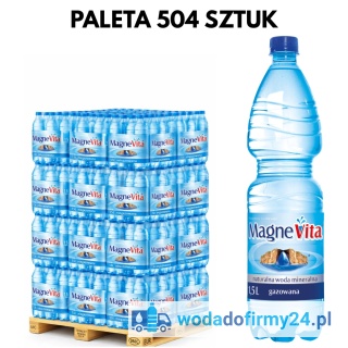 Woda MagneVita 1,5L Gazowana – 504 szt Paleta | Szybka Dostawa