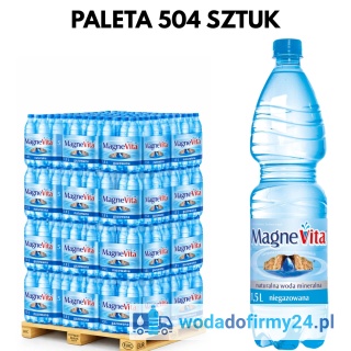 Woda MagneVita 1,5L Niegazowana – Paleta wody 504 szt | Szybka dostawa