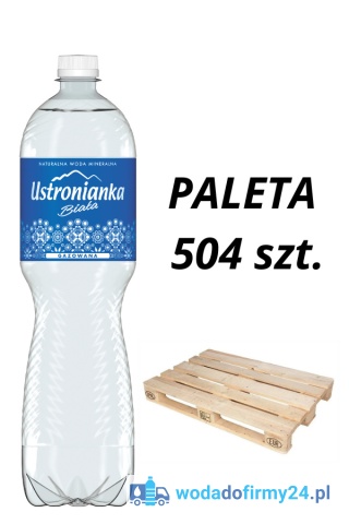 1 PALETA (504 szt.) Ustronianka 1,5L gazowana 1,19/szt. netto! paleta wody