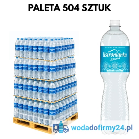 Woda Niegazowana Ustronianka 1,5L – 504 szt. Paleta | Sprzedaż Hurtowa