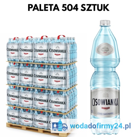 Woda Lekko Gazowana Cisowianka 1,5L – 504 szt. Paleta | Cena Hurtowa 1,95 netto