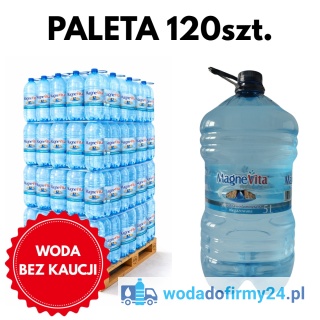 Paleta wody MagneVita 5L niegazowana 120 szt. – woda do firmy