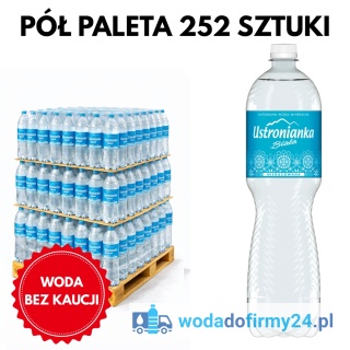 Ustronianka Woda Mineralna Niegazowana 1,5L – Pół Palety 252 Butelki