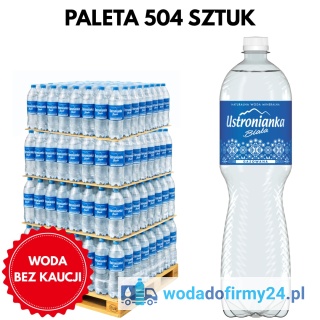 Woda Gazowana Ustronianka 1,5L – Paleta 504 szt. | Sprzedaż Hurtowa