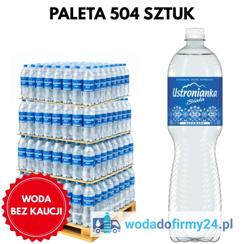 Woda Gazowana Ustronianka 1,5L – Paleta 504 szt. | Sprzedaż Hurtowa